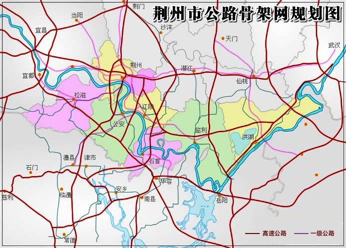 松滋城区新地图大框架图