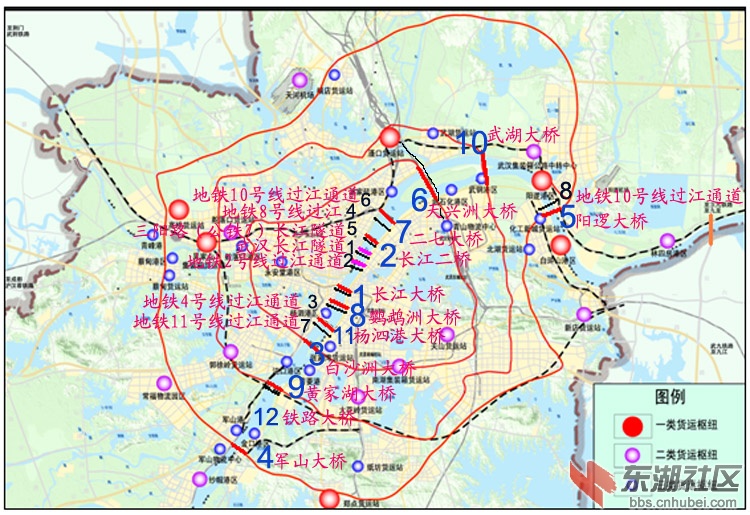 新华网武汉今明2年将新建4座长江大桥