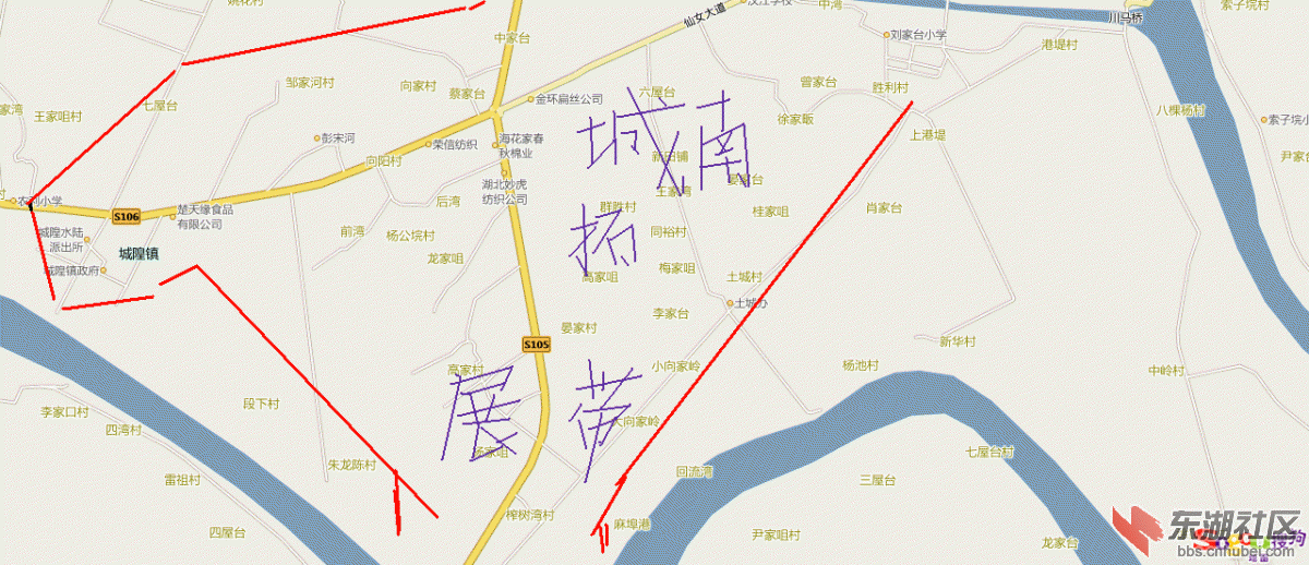 汉川城区要南衔城隍,庙头,马口,打造滨江城市图片