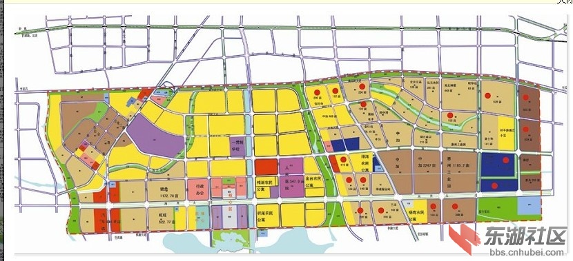 仙桃南城新区核心规划图图片