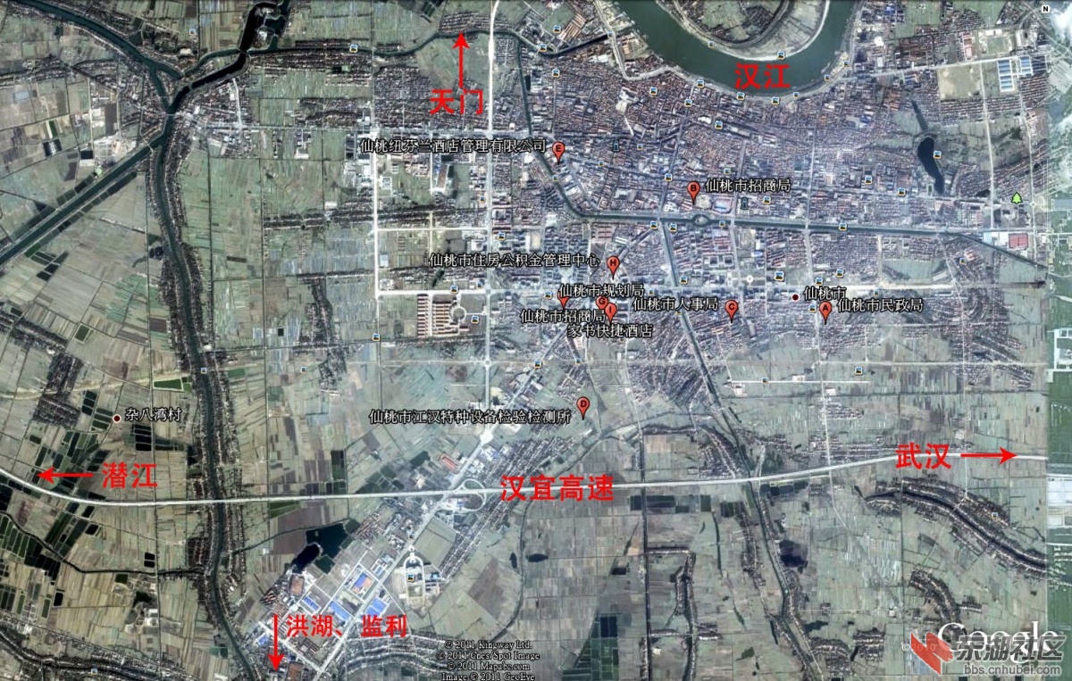 中国湖南省衡阳市石鼓区青山地图卫星地图图片