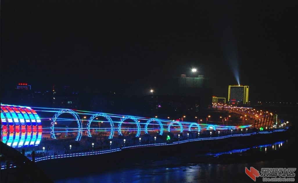 天河在中国—七夕在郧西,多彩郧西夜景欣赏!