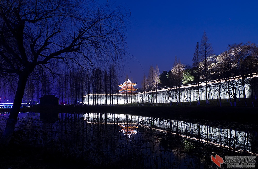 魅力名城之2012年龙年春节荆沙城区夜景大扫描 荆