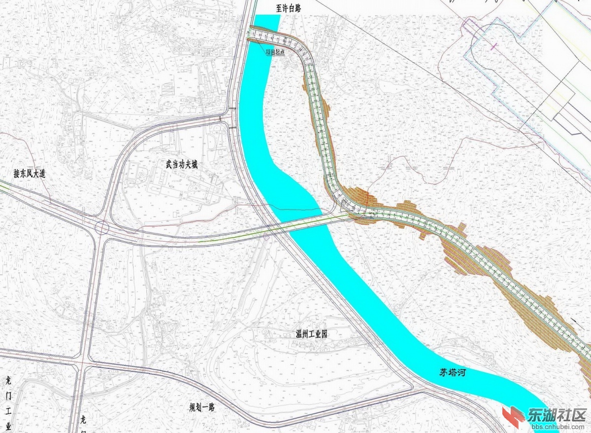 论坛 69 城市论坛 69 十堰论坛 69 机场路东段道路工程规划图