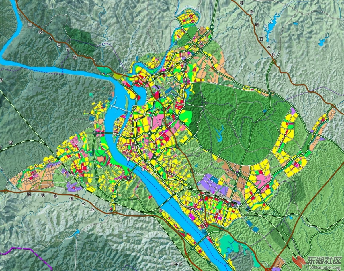 关于宜昌城市总规划顺着边城的思路谈几点个人想法