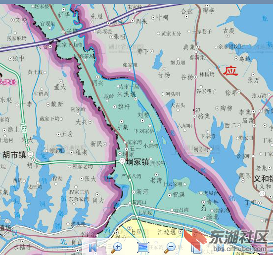汉川各乡镇地图,看看你的家在那?图片