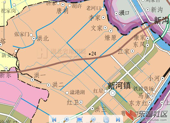 汉川各乡镇地图看看你的家在那