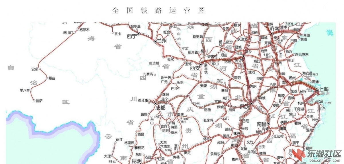 中国铁路运营图_中国铁路运营线路图图片