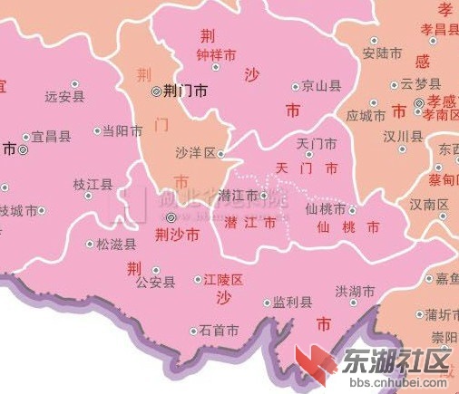 湖北荆州监利地图图片