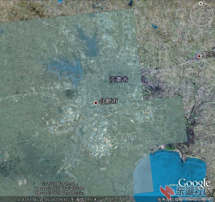 卫星地图在同一高度下比武汉大的城市有几个