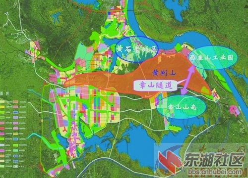 69 黄石崛起 69 黄荆山第6条隧道章山隧道即将开建 大冶湖新区又