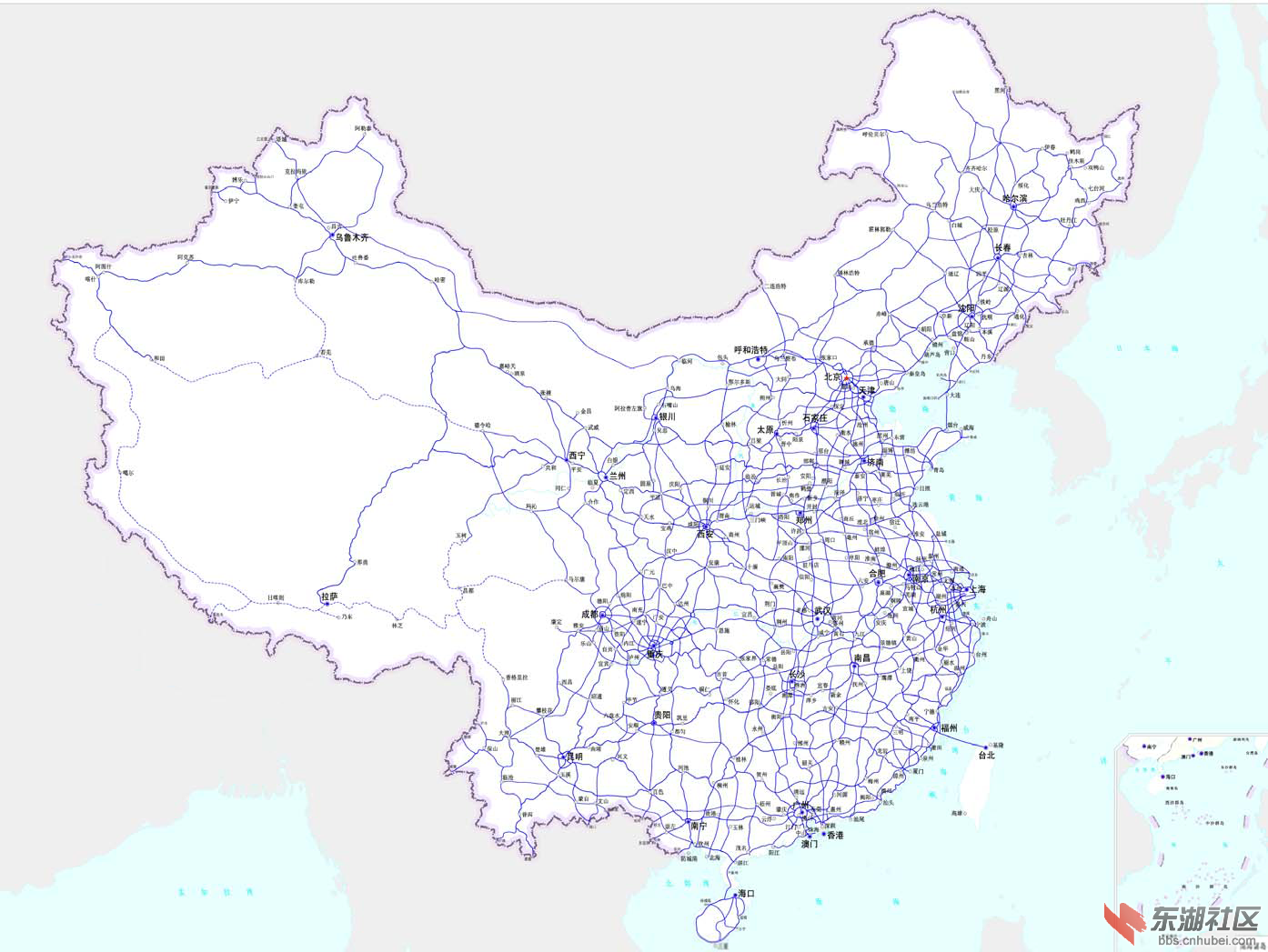 中国国道公路地图; 国家公路网规划(2013一2030年) 湖南或郴州新增的