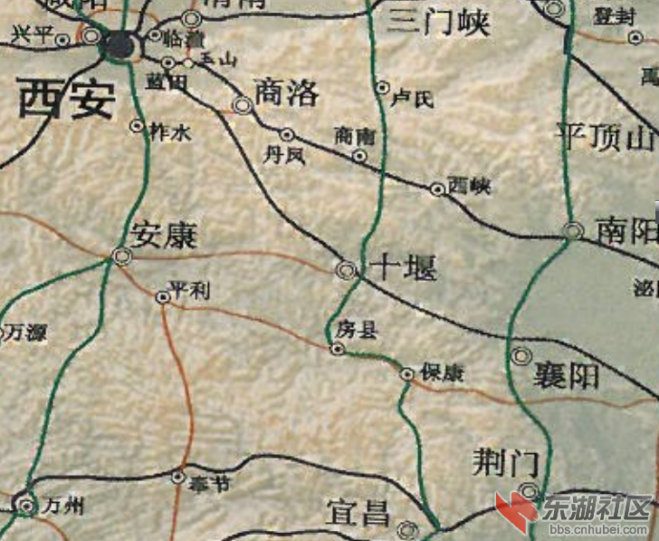 (有图)最新国家公路规划(2013-2030)与十堰有关的高速