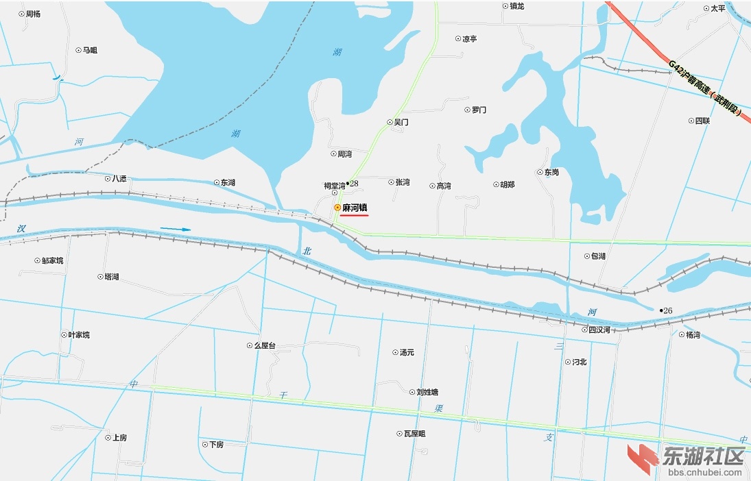 汉川部分地图图片