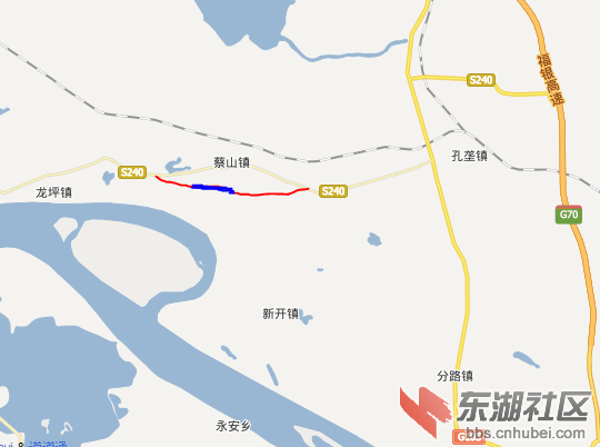 沿江一级公路蔡山段路线首次曝光!