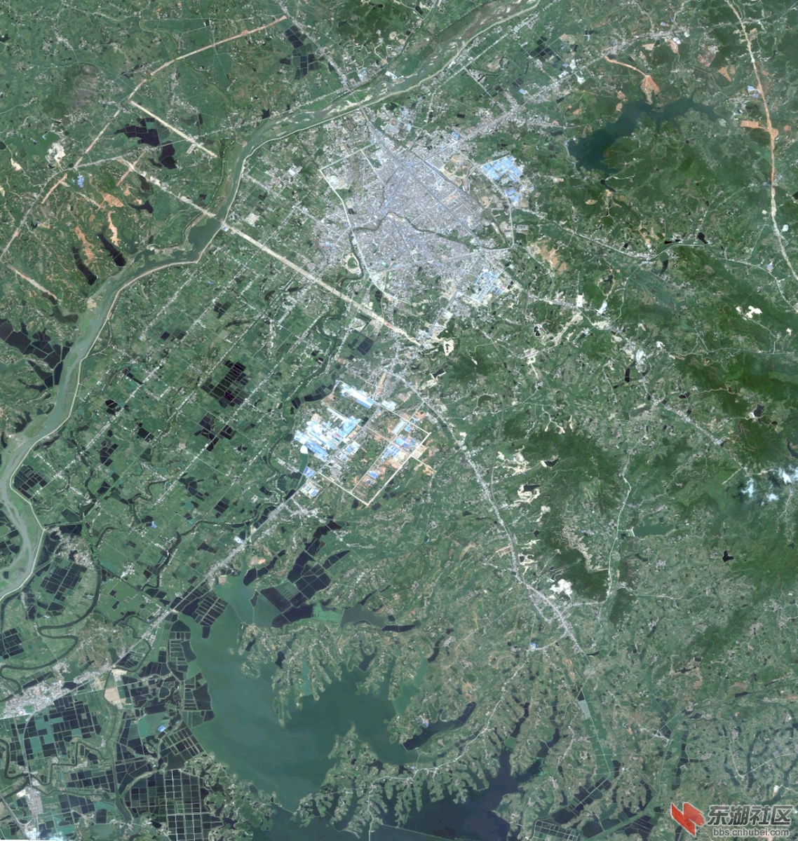 2013年6,7月份的卫星地图