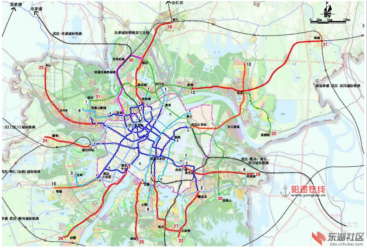 借武汉到新洲21号轨道交通规划之机尽早谋划新洲到罗田城铁