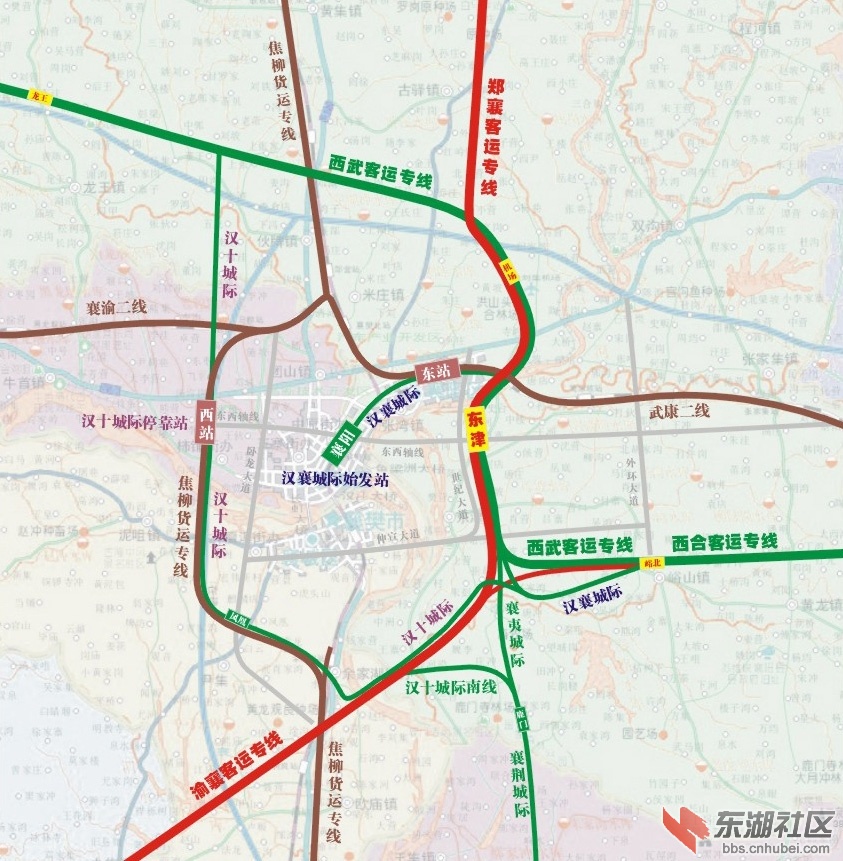 一条轴线串起三个火车站 襄阳火车站,因为地处闹市区,学习杭州城站