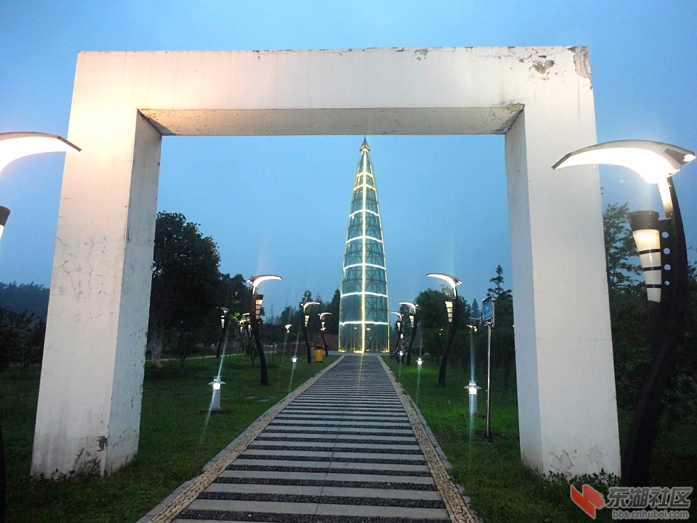 一路走来,最新汉川公园夜景随拍.