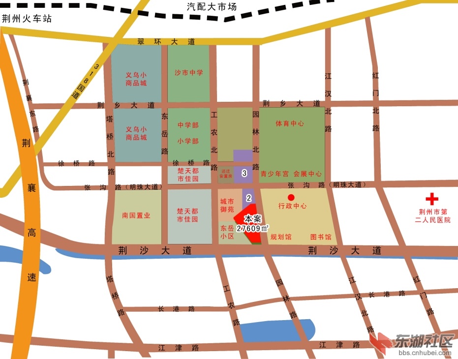 答:驾车路线:全程约78.6公里起点:荆州火车站-站前广.1.