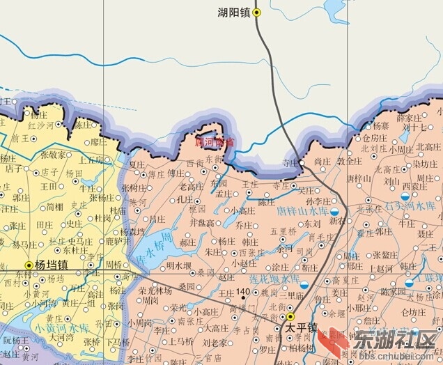 枣阳太平镇有1块属河南省.图片