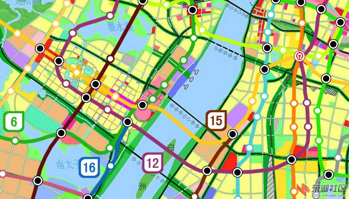 【高清大图】武汉地铁线网规划修编征求意见稿