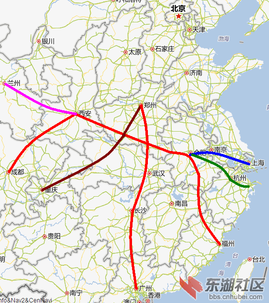 安徽省已经正式明确修建合肥—西安高铁!图片