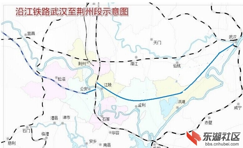 沿江铁路规划图