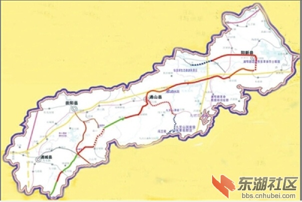 起点位于排市镇,与杭瑞高速排市连接线相接,止于与咸宁市通山县肖家咀图片