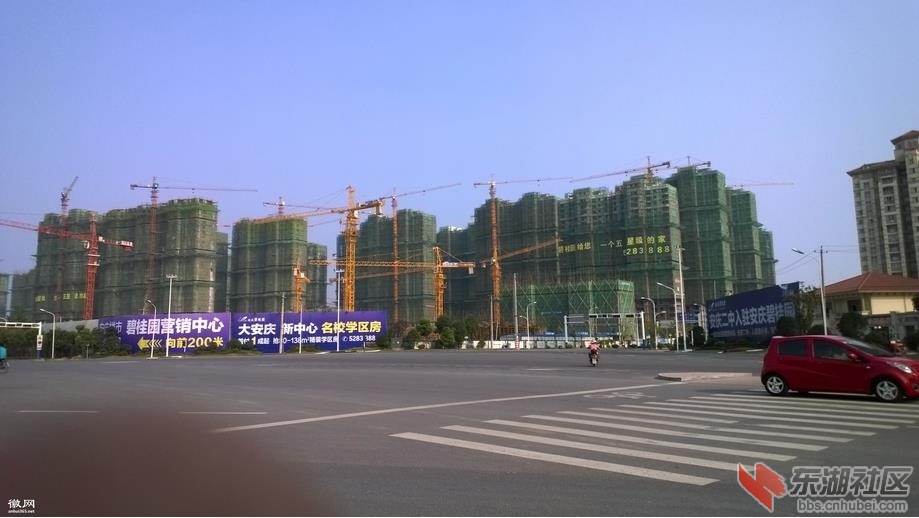建设中的安庆东部新城