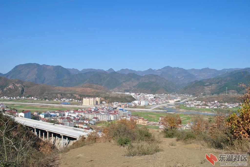 保康县马良镇村貌,2014年12月7日拍照(图)
