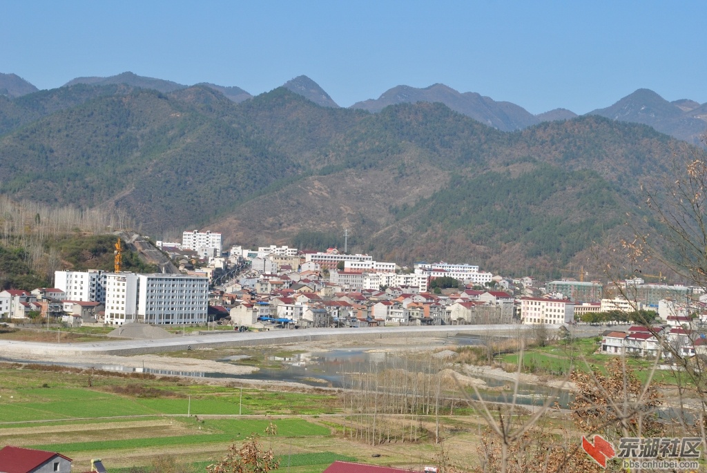 保康县马良镇村貌,2014年12月7日拍照(图)