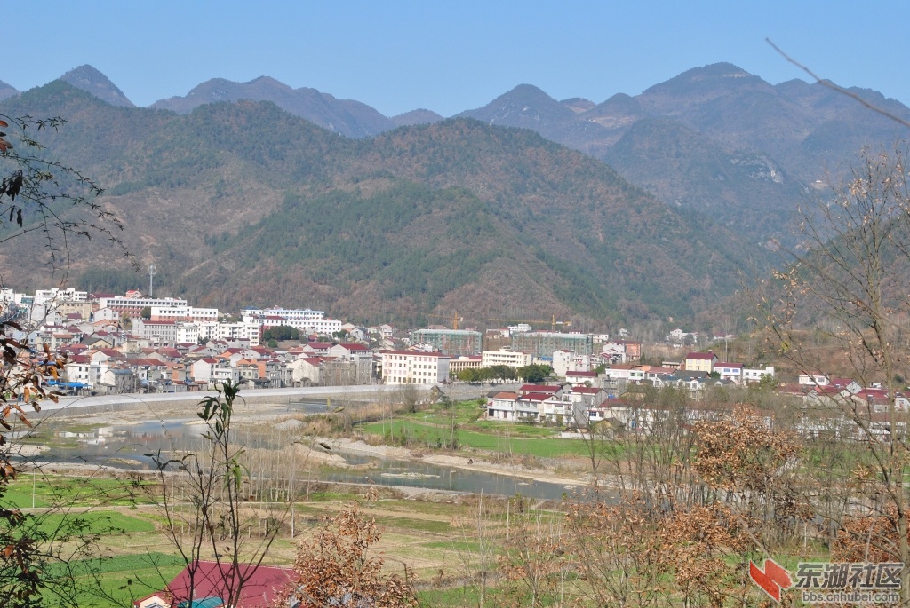 保康县马良镇村貌,2014年12月7日拍照(图)