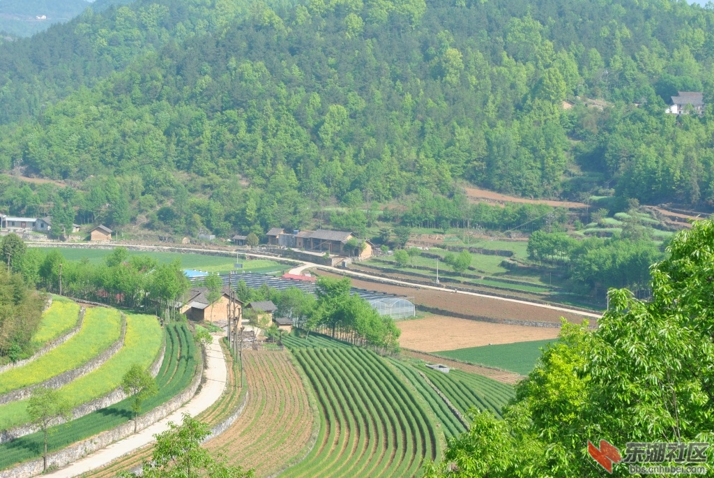 保康县马良镇村貌,2014年12月7日拍照(图)