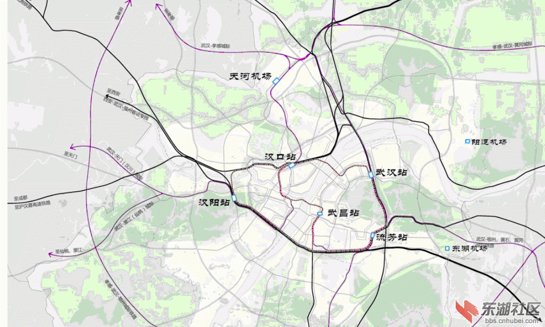 新汉阳高铁站规划图曝光