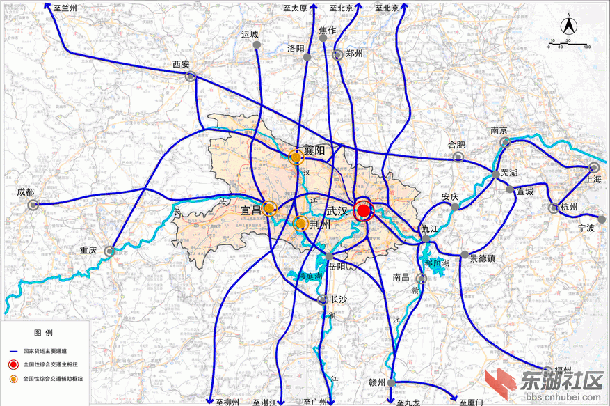8张湖北交通规划图