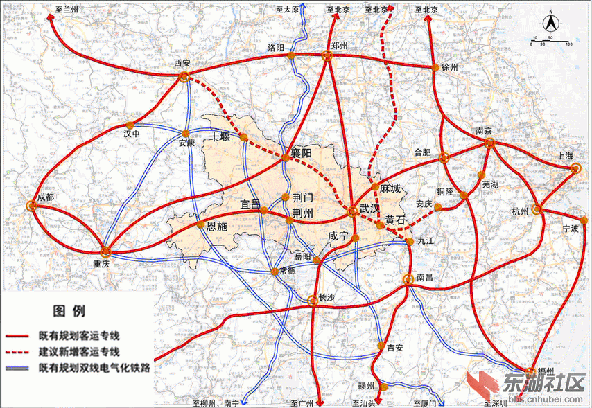 8张湖北交通规划图