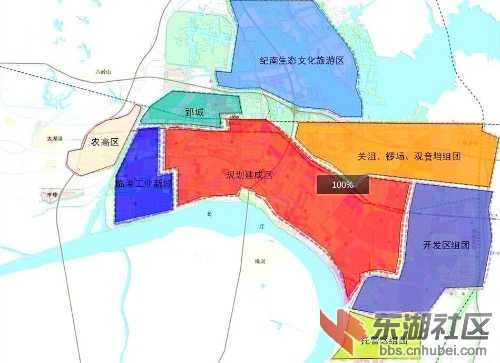 荆州建成区规划图!