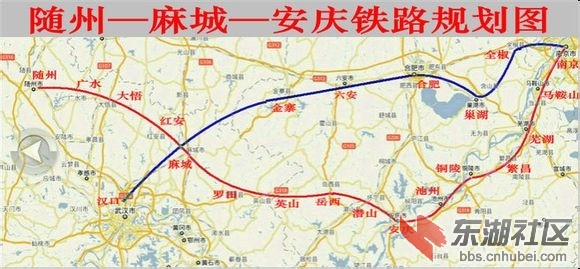 鄂东北"随广悟红麻"五县市各自的"铁路梦"