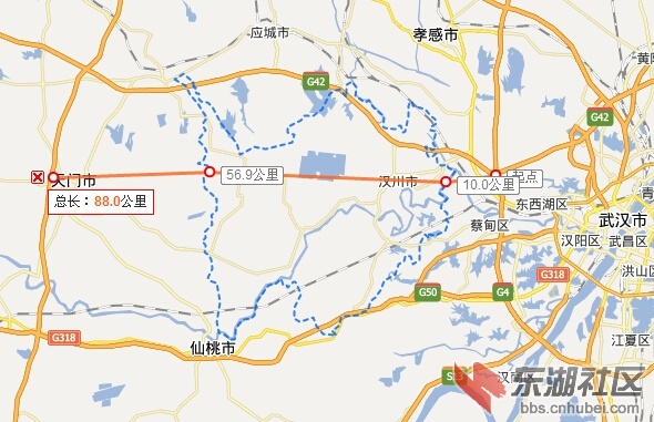 湖北拟建汉宜高速复线武汉当阳高速公路
