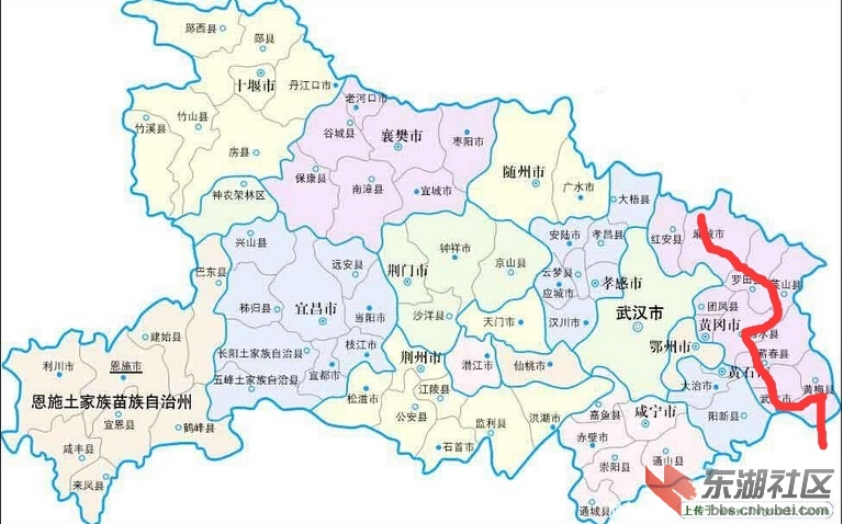 让黄冈利益最大化的江北四县麻城都满意的京九客专线路