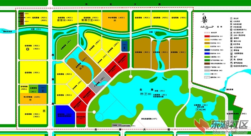 (转)天门市北湖片区概念性规划设计(5p)