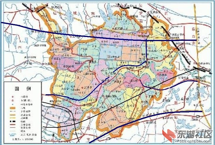 转 汉川行政区划图一张 - 汉川论坛 - 东湖社区 - 荆楚网