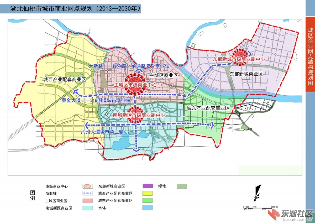 仙桃城区最新规划,城区面积过200平方公里图片
