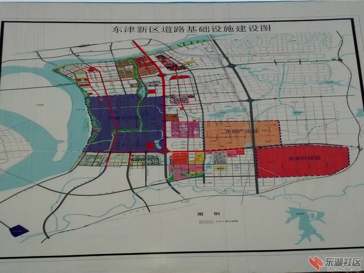 东津新区的会展北路示意图 - 襄阳论坛 - 东湖社区 - 荆楚网