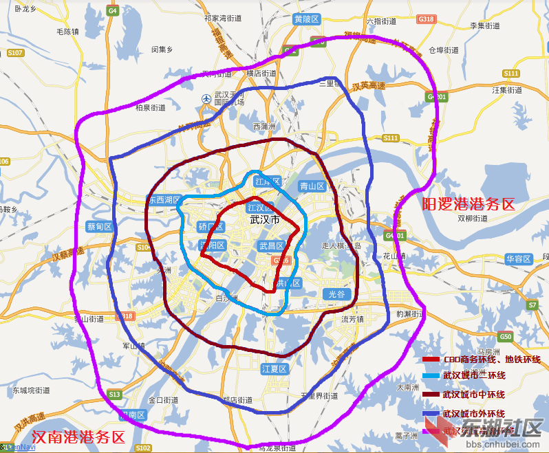 关于武汉地铁环线建设与武汉三镇商务环线的规划方案