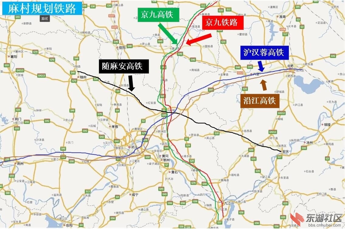 麻村铁路规划完爆两副襄阳和宜昌