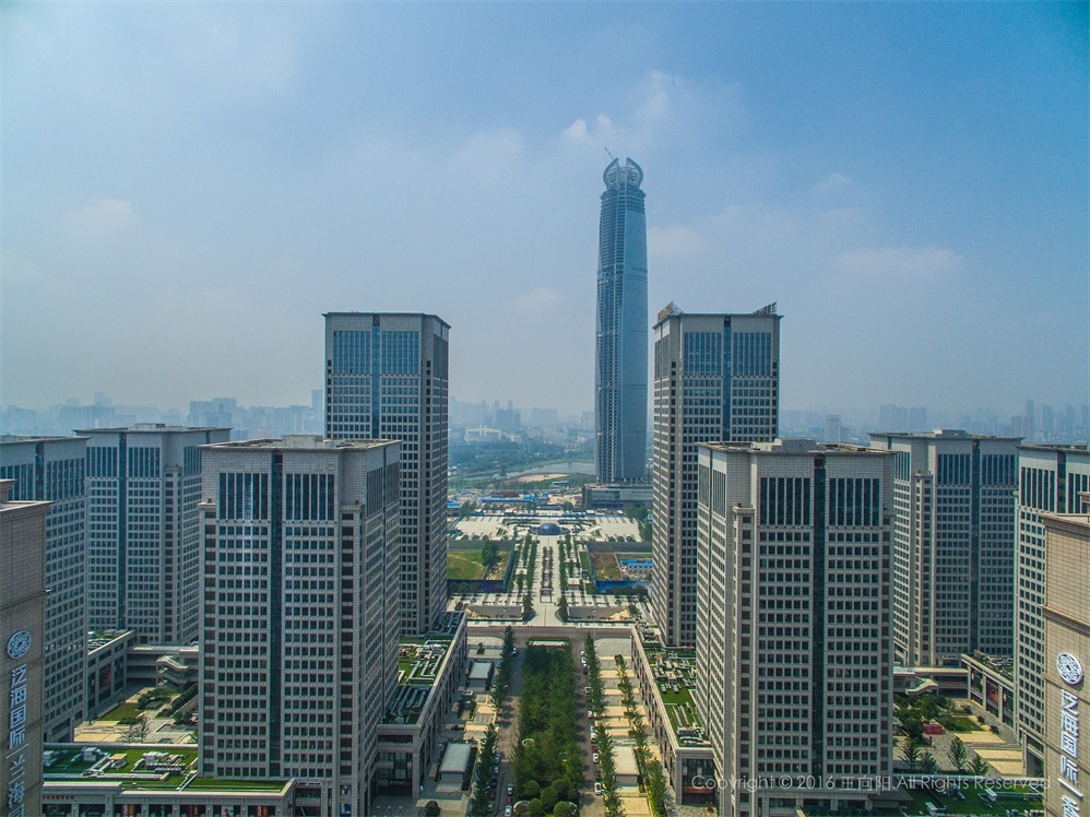 【航拍大武汉】武汉中央商务区(cbd)
