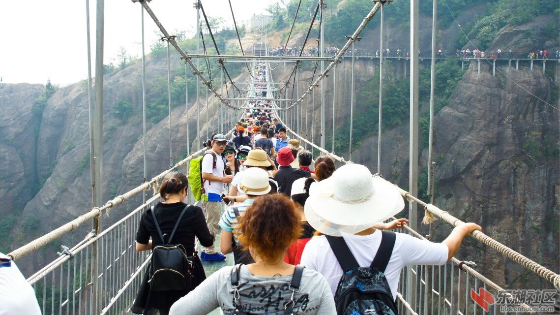 风景秀丽石牛寨 高空体验玻璃桥 - 游山玩水 - 东湖