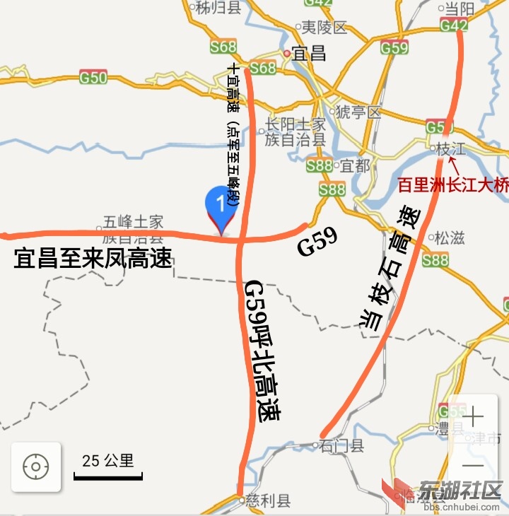 宜昌高速公路规划网(图)